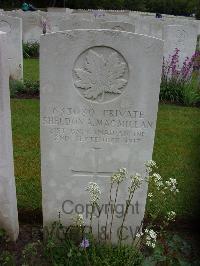 Etaples Military Cemetery - MacMillan, Sheldon Alexander